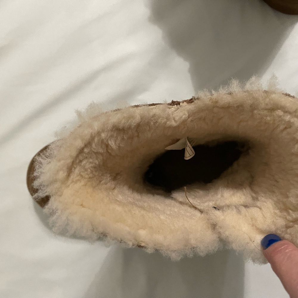 UGG Tan Shearling-Lined Winter Boots - Picture 6 of 7